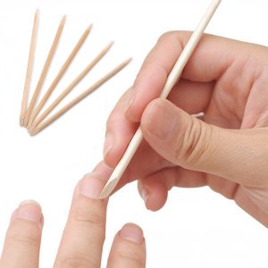 wooden sticks for manicure (100 pcs) 9.5 cm.